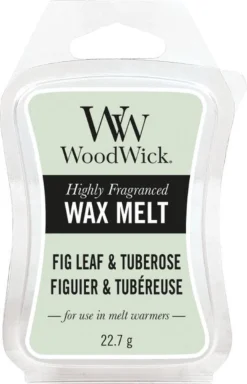 Woodwick Fig Leaf En Tuberose Wax Melt