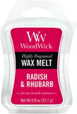 WoodWick - Wax Melt - Radish & Rhubarb 12 Stuks