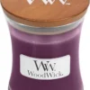 WoodWick Geurkaars Small Spiced Blackberry - 8 Cm / ø 7 Cm