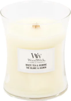 Woodwick Hourglass Medium Geurkaars - White Tea & Jasmine -WoodWick 849x1200 6