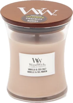 WoodWick Hourglass Medium Geurkaars - Vanilla & Sea Salt -WoodWick 850x1200 1