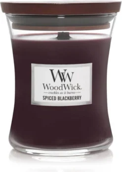 WoodWick Hourglass Medium Geurkaars - Spiced Blackberry 10 WoodWick Hourglass Medium Geurkaars - Spiced Blackberry -WoodWick 855x1200