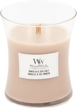 WoodWick Hourglass Medium Geurkaars - Vanilla & Sea Salt -WoodWick 856x1200 1