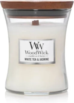 Woodwick Hourglass Medium Geurkaars - White Tea & Jasmine -WoodWick 868x1200 3