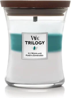 WoodWick Trilogy - Icy Woodland Medium Jar