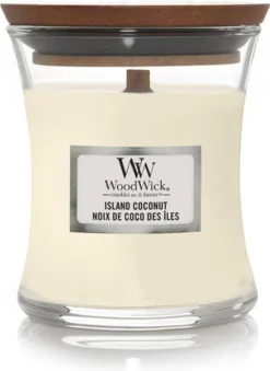 WoodWick Geurkaars Mini Island Coconut - 8 Cm / ø 7 Cm