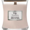 WoodWick Kaars Mini Vanilla & Sea Salt - 8 Cm / ø 7 Cm