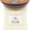 Woodwick Hourglass Medium Geurkaars - White Tea & Jasmine