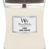 WoodWick Hourglass Medium Geurkaars - Linen