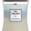 WoodWick Hourglass Medium Trilogy Geurkaars - Woven Comfort