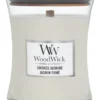 WoodWick Hourglass Medium Geurkaars - Smoked Jasmine