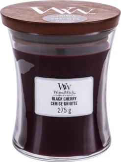 WoodWick Hourglass Medium Geurkaars - Black Cherry -WoodWick 900x1200 6