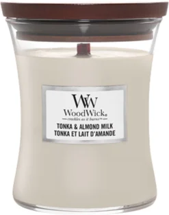 WoodWick Hourglass Medium Geurkaars - Tonka & Almond Milk -WoodWick 946x1200 3