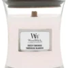 Woodwick Sheer Tuberose Mini Candle - Geurkaars