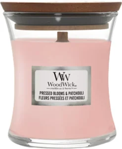 WoodWick Geurkaars Mini Pressed Blooms & Patchouli - 8 Cm / ø 7 Cm -WoodWick 982x1200 2