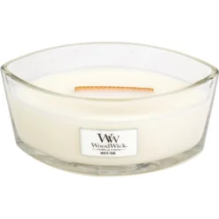 WoodWick Ellipse Candle - White Teak