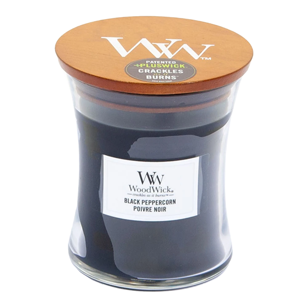 Woodwick Black Peppercorn Medium Candle - Geurkaars 1 Woodwick Black Peppercorn Medium Candle - Geurkaars