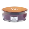 Woodwick Black Plum Cognac Ellipse Candle - Geurkaars