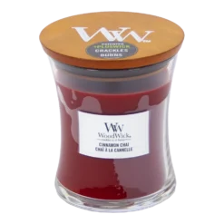 Woodwick Cinnamon Chai Medium Candle - Geurkaars