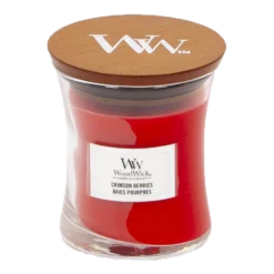 Woodwick Crimson Berries Mini Candle - Geurkaars