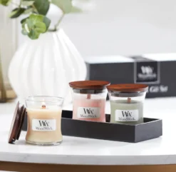 Woodwick Deluxe Gift Set Mini Jar Spring/Summer - Geurkaars -WoodWick woodwick deluxe set s jar lente summer geurskaars 3