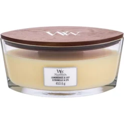 WoodWick Ellipse Candle - Lemongrass & Lily