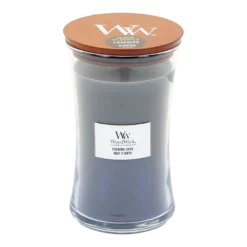 Woodwick Evening Onyx Large Candle - Geurkaars