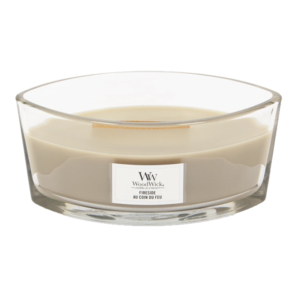 Woodwick Fireside Ellipse Candle - Geurkaars 2 Woodwick Fireside Ellipse Candle - Geurkaars - Afbeelding 2