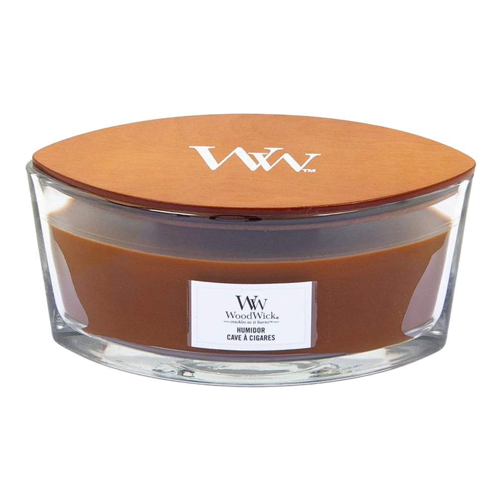 Woodwick Humidor Ellipse Candle - Geurkaars 1 Woodwick Humidor Ellipse Candle - Geurkaars