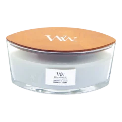 Woodwick Lavender & Cedar Ellipse Candle - Geurkaars