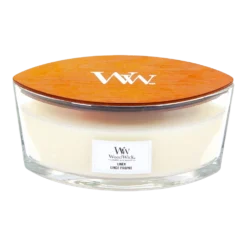 Woodwick Linen Ellipse Candle - Geurkaars