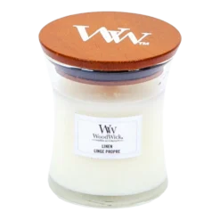 Woodwick Linen Mini Candle - Geurkaars