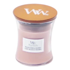 Woodwick Pressed Blooms & Patchouli Mini Candle - Geurkaars