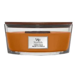 Woodwick Pumpkin Praline Ellipse Candle - Geurkaars