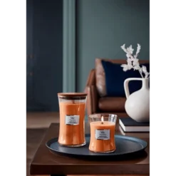 Woodwick Pumpkin Praline Large Candle - Geurkaars -WoodWick woodwick pumpkin praline large candle geurkaars 3