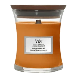 Woodwick Pumpkin Praline Mini Candle - Geurkaars