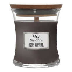 Woodwick Sand & Driftwood Medium Candle - Geurkaars