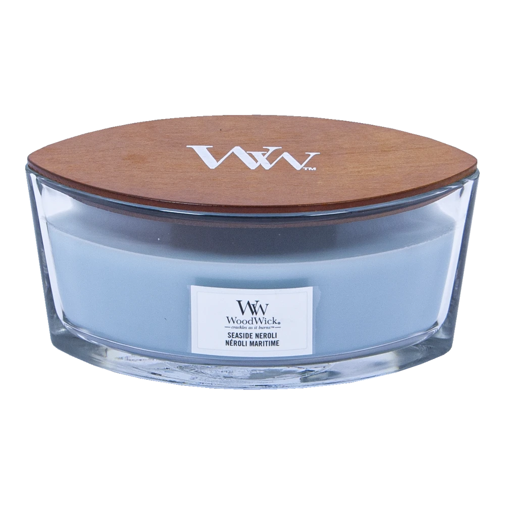 Woodwick Seaside Neroli Ellipse Candle - Geurkaars 1 Woodwick Seaside Neroli Ellipse Candle - Geurkaars