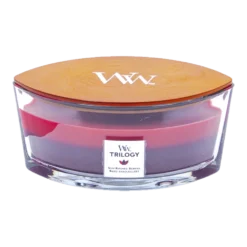 Woodwick Trilogy Sun Ripened Berries Ellipse Candle - Geurkaars