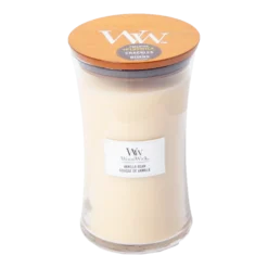 Woodwick Vanilla Bean Large Candle - Geurkaars