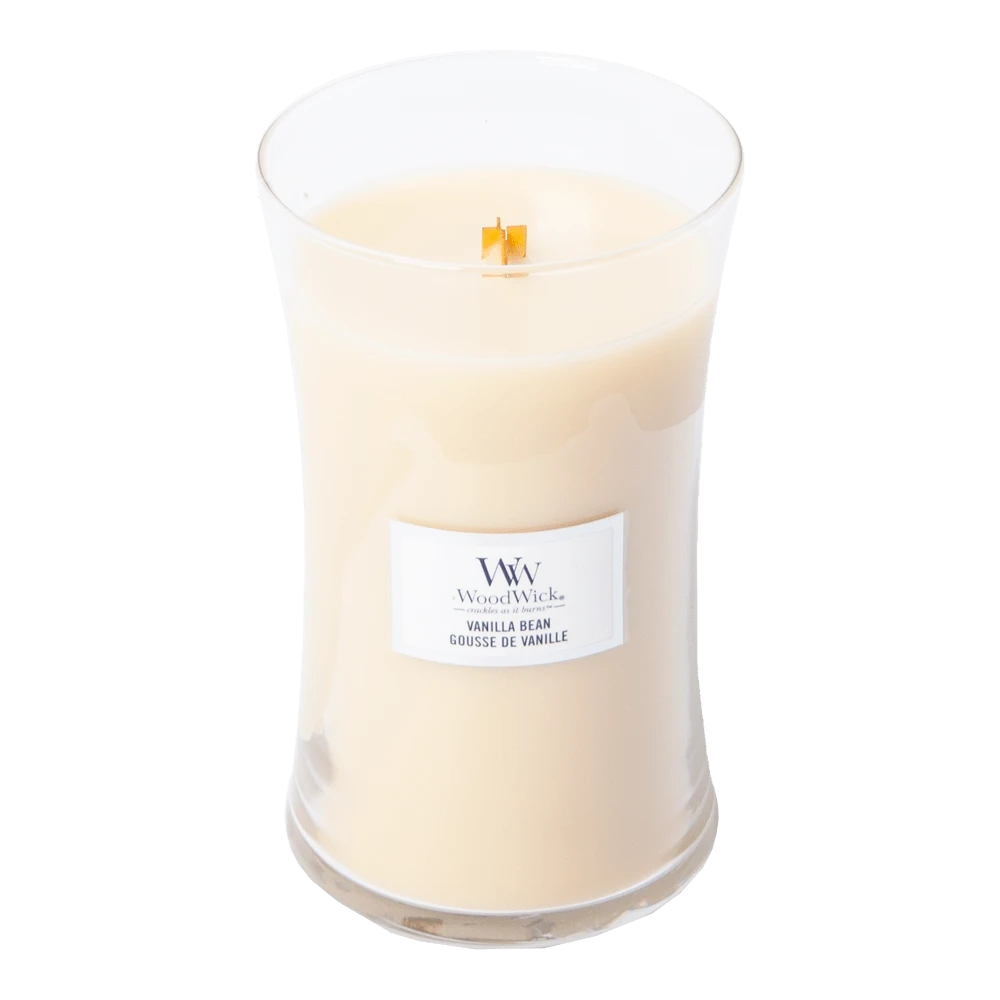 Woodwick Vanilla Bean Large Candle - Geurkaars 2 Woodwick Vanilla Bean Large Candle - Geurkaars - Afbeelding 2