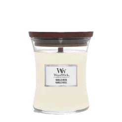 Woodwick Vanilla Musk Medium Candle - Geurkaars