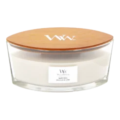Woodwick Warm Wool Ellipse Candle - Geurkaars
