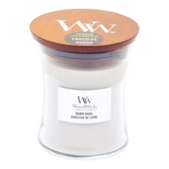 Woodwick Warm Wool Medium Candle - Geurkaars