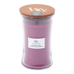 Woodwick Wild Berry & Beets Large Candle - Geurkaars