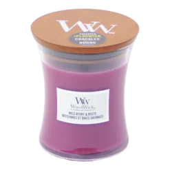 Woodwick Wild Berry & Beets Medium Candle - Geurkaars