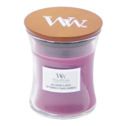 Woodwick Wild Berry & Beets Mini Candle - Geurkaars